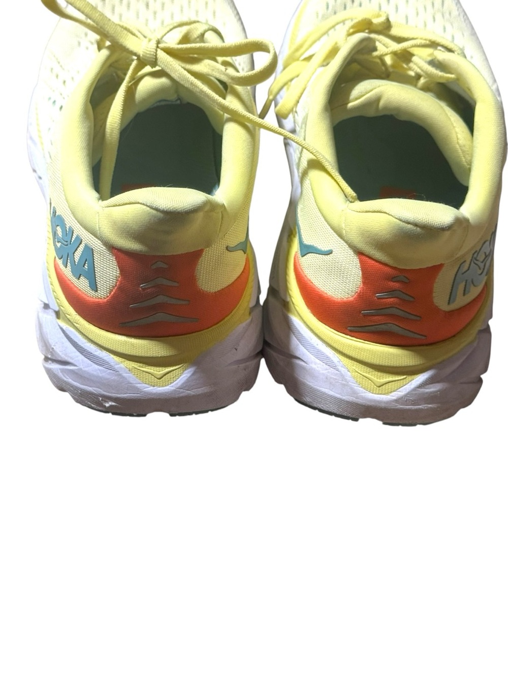 Hoka One One Clifton 8 Yellow Pear Sweet Corn women's size 9 Running Sneakers - Picture 11 of 13